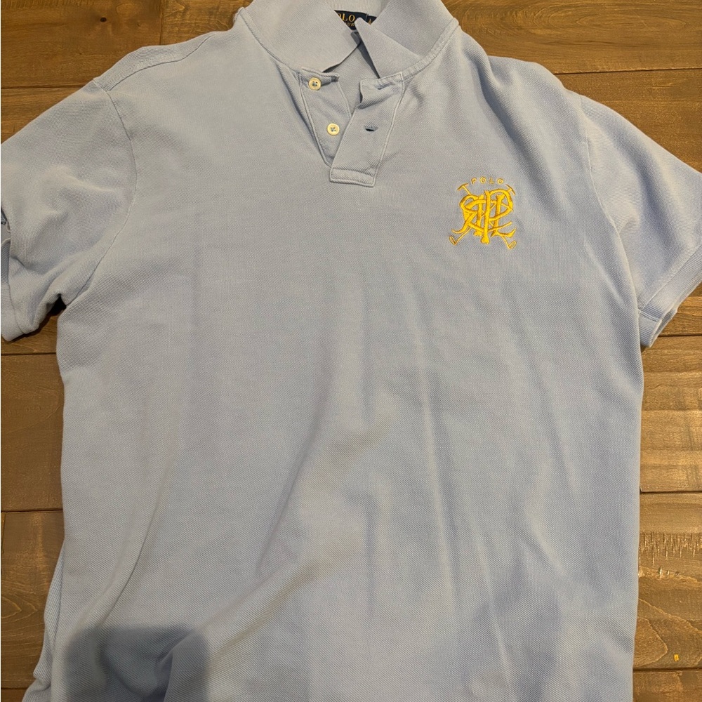 Men's Light Blue Polo Shirt